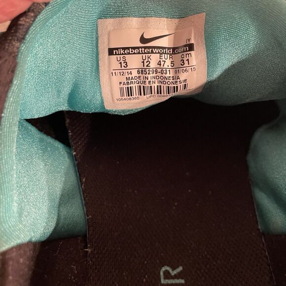 Men’s Nike SB Stefan Janoski Max sneaker black and mint colorway. Size 13 - Picture 11 of 12